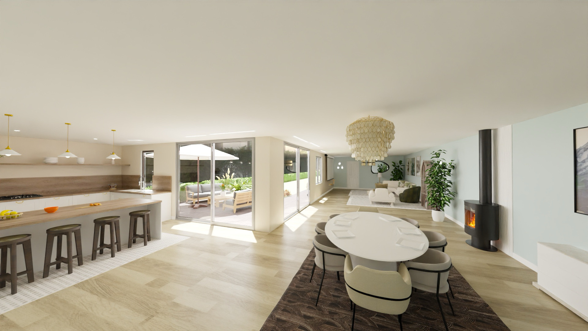 Maison de 200m2 avec Jardin de 400 m2